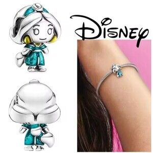 NWOT Jasmine Princess Disney x Pandora FIT Silver Charm